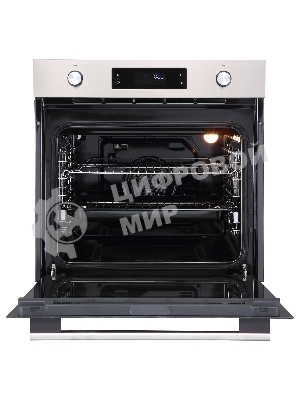Духовой шкаф встраиваемый полноразмерный Evelux EO 650 PX, 60 см, 9 режимов, 70л, нержавеющая сталь