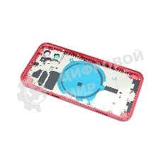 Задняя крышка (корпус) в сборе с рамкой для Apple iPhone 12 красная