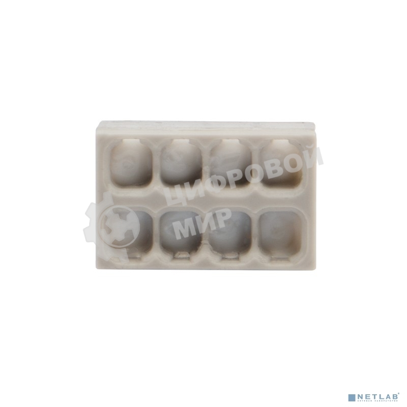 Экспресс-клемма с пастой Rexant СМК 2273-248, 8-проводная 0.5-2.5 мм², прозрачная, блистер (6 шт./уп.)