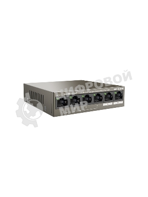 Коммутатор сетевой IP-COM G2206P-4-63W 4x10Base-T/100Base-TX/1000Base-T 2x1000Base-T PoE порты 4 Количество портов PoE+ 4 G2206P-4-63W