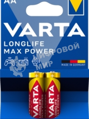 Батарейка VARTA LONGLIFE MAX P. C бл. 2