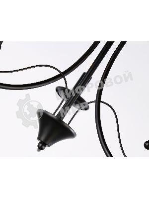 Светильник Ambrella light TR9606/3 BK черный E14/3 max 40W D560*650