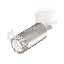 Светильник Ambrella Light XM6324031 SSL/WH/CL серебро песок/белый/прозрачный (A2220, C6324, N6150)