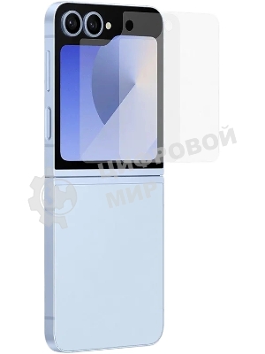 Защитная пленка для экрана Samsung прозрачный для Samsung Galaxy Z Flip6 прозрачный 2шт. (EF-UF741CTEGRU)