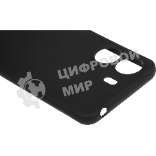 Чехол (клип-кейс) BoraSCO для Xiaomi Redmi 13C Silicone Case черный (72839)
