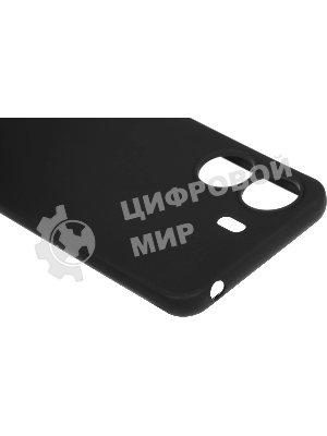 Чехол (клип-кейс) BoraSCO для Xiaomi Redmi 13C Silicone Case черный (72839)