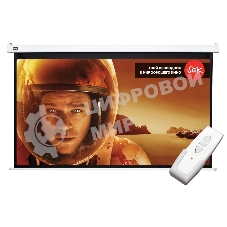 Экран Cinema S'OK SCPSM-266x150-ED60 16:9 настенно-потолочный, моторизованный, 266x150см, белый корпус, экстрадроп 60см