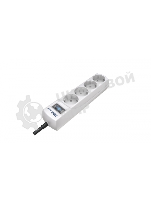 Сетевой фильтр Pilot mini 7 м, 4 розетки, белый, коробка