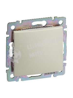 Выключатель Legrand Valena 10A, IP44, слоновая кость, 774101
