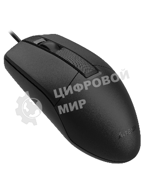 Мышь проводная A4Tech OP-330 черный, 1200 dpi, USB, кнопки - 3