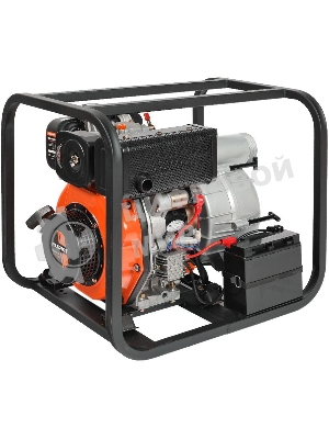 Мотопомпа Patriot MPD 3072 SFE4т дизель 296см3 5.7лс 75м3/ч 1200л/м глуб.8м напор25м 3'' бак3.5л