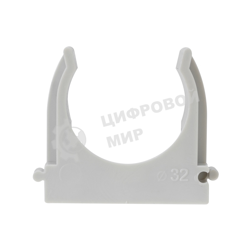 Крепеж-клипса для монтажного пистолета Rexant Ø 32 мм, серая (50 шт/уп)