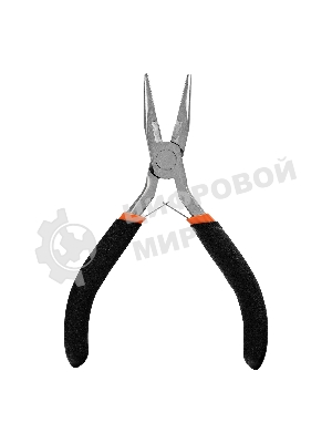 Длинногубцы Sparta Mini, 130 мм, никелированные, прямые, авторазжим