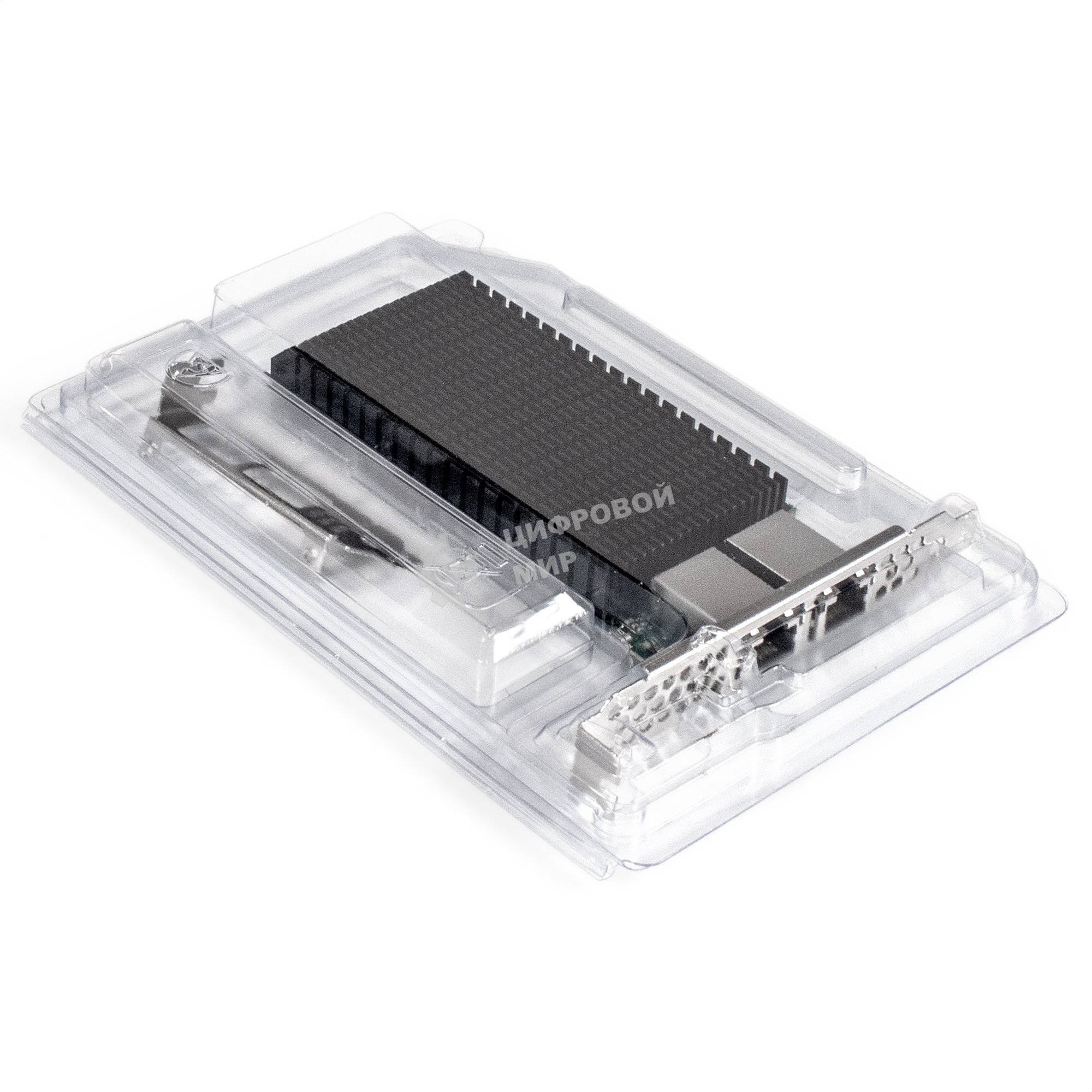 Сетевой адаптер ExeGate EXE-X540-T2 (PCI-E x8 v3.0, порты 2xRJ45 (медные), 10Gb/s (10/5/2.5/1Gb/s, 100Mb/s), Server NIC Intel Chipset X540-AT2)