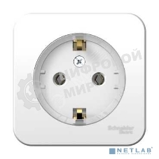 Розетка с/з без шторок, (тонкая) 16А, 250В, изолир. пластина SE Blanca наруж Бел