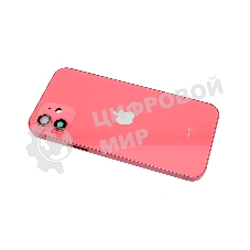 Задняя крышка (корпус) в сборе с рамкой для Apple iPhone 12 красная
