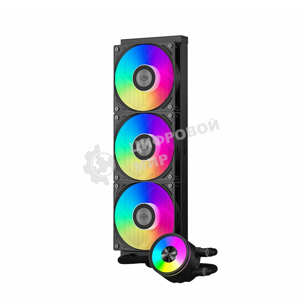 Система охлаждения PCCooler DA360 Pro ARGb черный 120мм алюминий+медь 2200rpm 33.7db 4-pin 300W