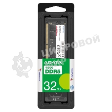 Оперативная память ADATA AD5S480032G-S, DDR5, 32GB (1x32 GB), 4800 MHz, CL40, SO-DIMM