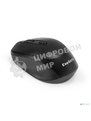 Мышь беспроводная ExeGate Professional Standard SR-9005 черный, 1200 dpi, радиоканал, USB, кнопки - 4