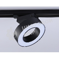 Трековый однофазный светодиодный светильник Ambrella light GL6868 BK черный LED 15W 4200K D115*80