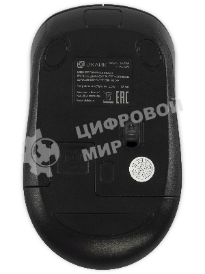 Мышь беспроводная Oklick 310MW черный/красный, 3200 dpi, радиоканал, USB, кнопки - 4