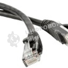 Патч-корд LANMASTER TWT UTP cat.5e, с заливными колпачками, 3.0 м, черный