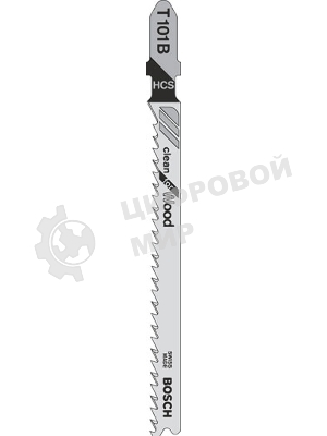 Лобзиковая пилка Bosch T101 B HCS 5 шт