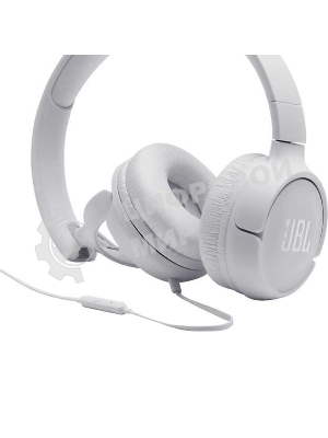 Проводные наушники JBL Tune 500 белый, накладные, jack 3.5 мм, складная конструкция