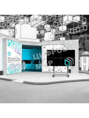 Напольный мобильный стенд ONKRON FSPRO2L-22 для видеостен 2х2 4 x 40”- 50