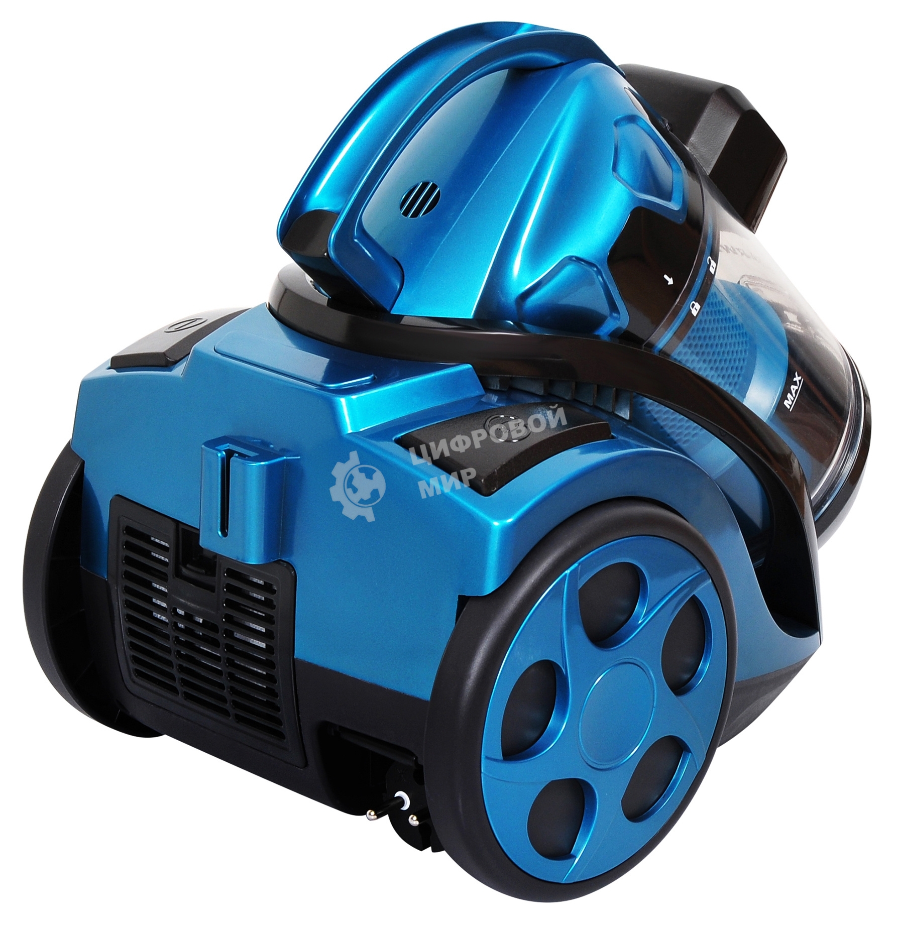 Пылесос Starwind SCV5630 голубой/черный, 350/2000 Вт, уборка сухая, пылесборник контейнер 2.5 л