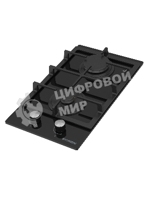 Газовая варочная панель Hyundai HHG 3235 BG черный