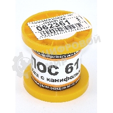 Припой ПОС-61 диаметр 1,5 мм с канифолью 50 гр