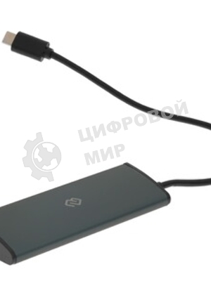 USB-концентратор Digma HUB-4U3.0-UC-G, USB-C, USB 3.0 4 порта, USB
