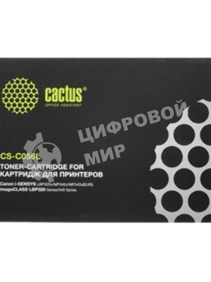 Картридж лазерный Cactus CS-C056L черный (10000 стр.) для Canon imageCLASS LBP320 Series/540 Series
