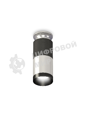 Светильник Ambrella Light XS6305100 PSL/DCH/PBK серебро полированное/черный хром/черный полированный MR16 GU5.3