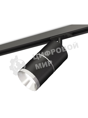 Светильник Ambrella light XT7402010 SBK/PSL черный песок/серебро полированное MR16 GU5.3 (A2537, C7402, A2070, C7402, N7032)