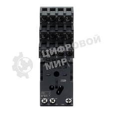 Колодка с винтовыми клеммами для реле на 4 группы: IR-24DC/220DC/230AC-4CO