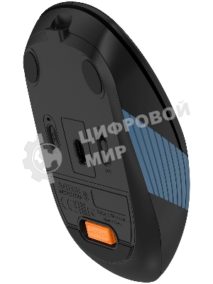 Мышь беспроводная A4Tech Fstyler FB10CS черный/синий, 2000 dpi, радиоканал, Bluetooth, USB, кнопки - 4