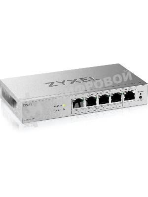 Коммутатор ZYXEL GS1200-5HPV3-EU0101F, 5×1 Гбит/с, 4×PoE+, 68 Вт, управляемый