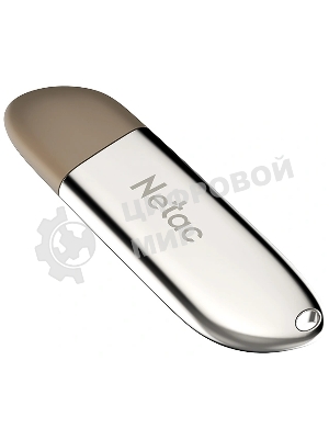 Флешка USB Netac U352 (NT03U352N-064G-32PN), 64Gb, USB 3.0, R/W 110/50, серебристый