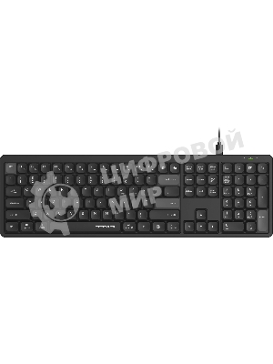 Клавиатура A4Tech FX55 черный USB slim Multimedia кабель 1.5м