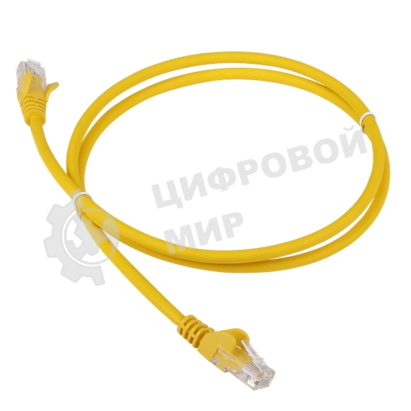Патч-корд LANMASTER LSZH UTP кат.6, 1.5 м, желтый