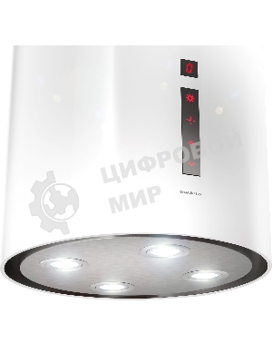 Вытяжка островная Maunfeld Lee Isla 39 белый, 38 см, 1000 куб. м/ч, 52 дБ (sensor)