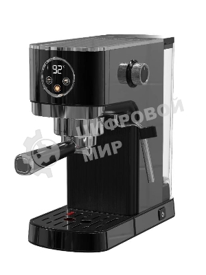 Кофеварка рожковая Korting KCM 1002 EN черный, молотый, 1.2 л, 1350 Вт, 20 бар