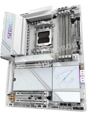 Материнская плата Gigabyte X870E AORUS PRO ICE, AM5, AMD X870E, 4xDDR5, 4xSATA, 4xM.2, 1xPCI-E 5.0 x16, 1xPCI-E 4.0 x4, 1xPCI-E 3.0 x4, 1xHDMI, 2xUSB-C, 1x 2.5Gb LAN, 2xUSB-A 3.2 Gen 2, 3xUSB-A 3.2 Gen 1, 2xUSB-A 2.0, 2x3.5 мм, TOSLINK, 7.1, 2xUSB4, 4xUSB-A 3.2 Gen 1, ATX