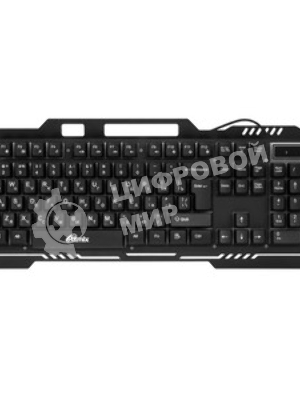 Клавиатура проводная Ritmix RKB-221BL черный