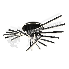 Потолочный светодиодный светильник Ambrella light FL6292 BK черный 160W 3000K-6400K 1100*790*315 (ПДУ ИК)