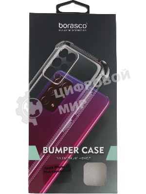 Чехол (клип-кейс) BoraSCO для Apple iPhone 15 Plus прозрачный
