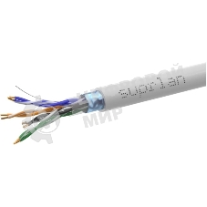 Кабель сетевой информационный Suprlan Standard 01-1031-1 кат.5E F/UTP 4 пары 24AWG PVC внутренний 305м серый