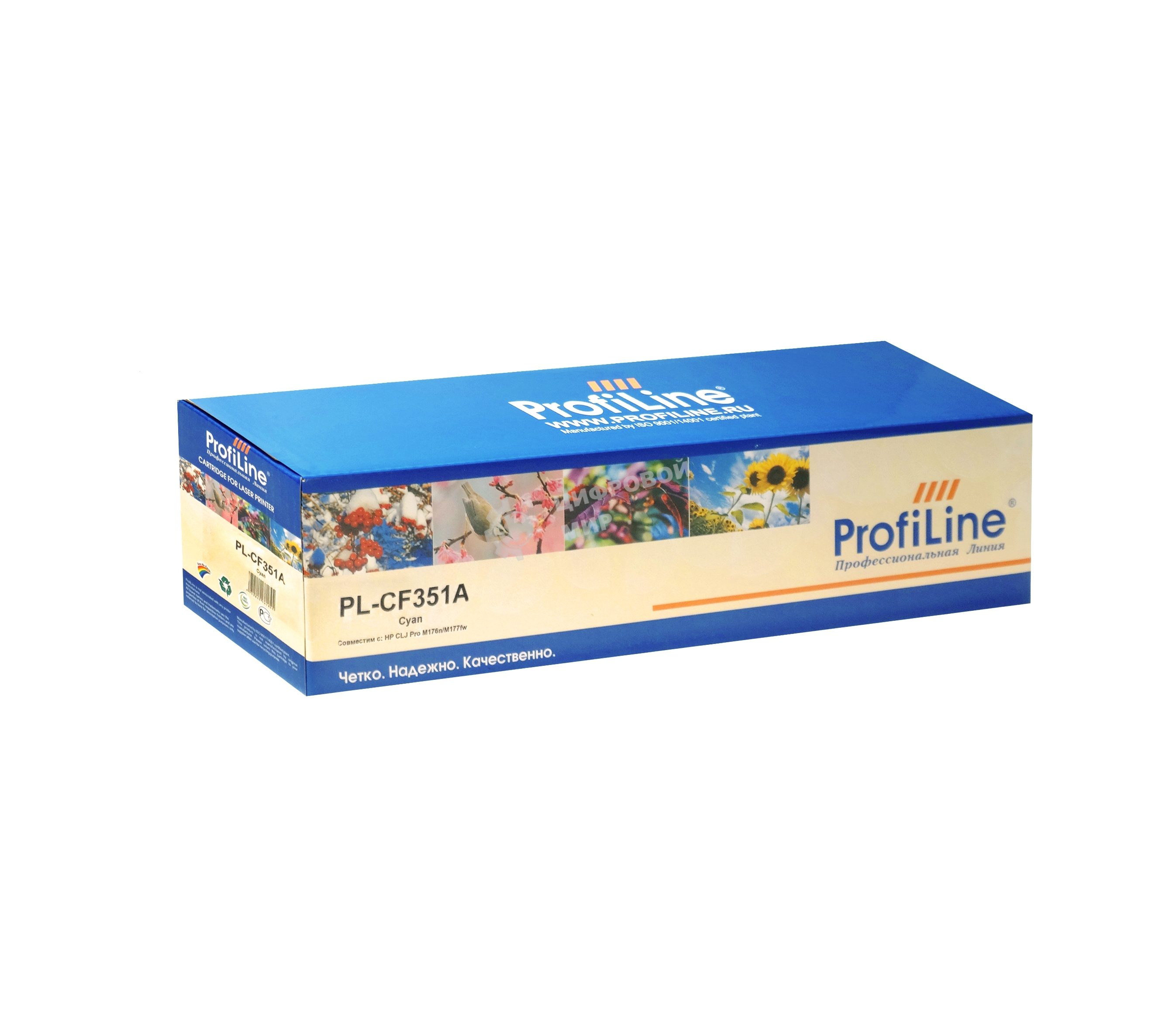 Картридж лазерный ProfiLine PL-CF351A для принтеров HP CLJ Pro M176n/M177fw Cyan 1000 к